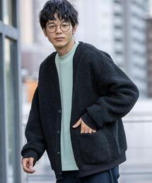 coen | ダンボールリラックスカラークルーネックスウェット(スウェット)