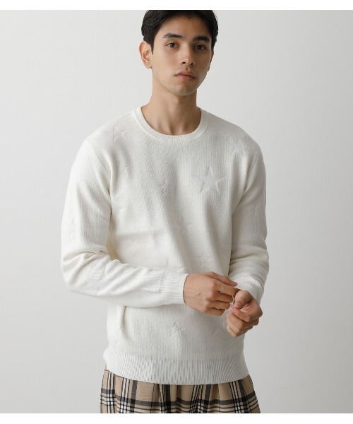 SHADOW STAR C/N KNIT/シャドウスタークルーネックニット（ニット