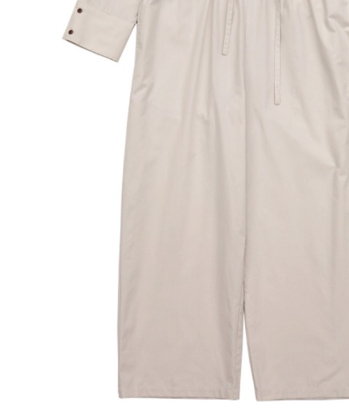 select MOCA（セレクトモカ）の「ドローストリングシャツコンビネゾン（つなぎ/オールインワン・レディース・ブラック/アイボリー・FREE）」の12枚目の写真