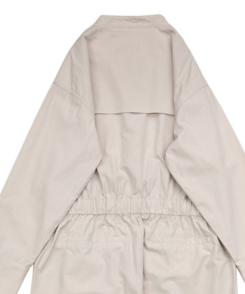 select MOCA（セレクトモカ）の「ドローストリングシャツコンビネゾン（つなぎ/オールインワン・レディース・ブラック/アイボリー・FREE）」の13枚目の写真