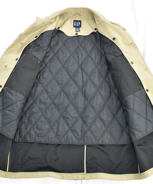 GAP(ギャップ)の「【ヴィンテージ古着】GAP ギャップ ライナー付きハーフコート(ステンカラーコート・メンズ・ベージュ・MEDIUM)」の3枚目の写真
