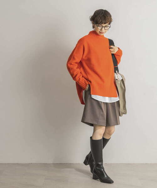 URBAN RESEARCH（アーバンリサーチ）の「シャンブレーツイルタックハーフパンツ（その他パンツ・レディース・グレー/ブラウン・36/38）」の17枚目の写真