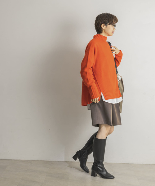 URBAN RESEARCH（アーバンリサーチ）の「シャンブレーツイルタックハーフパンツ（その他パンツ・レディース・グレー/ブラウン・36/38）」の18枚目の写真