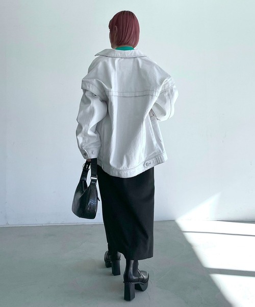 PAGEBOY（ページボーイ）の「ウイングショルダーGジャン（デニム