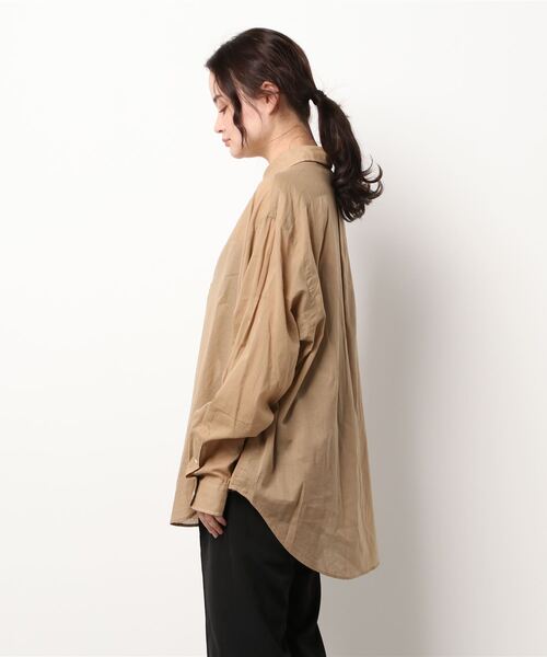 THE SHINZONE(ザ シンゾーン)の「SHEER SHIRT(シャツ/ブラウス・レディース・ベージュ/ブラウン・FREE)」の3枚目の写真