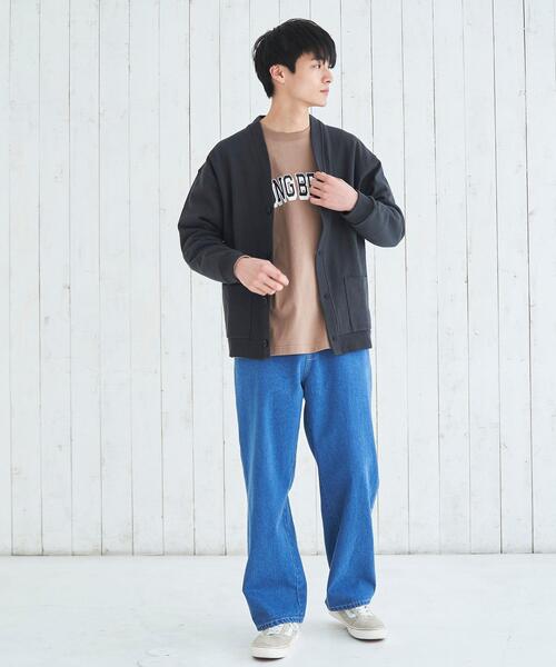 SMITH'S（スミス）の「SMITH'S(スミス)別注ペインターイージーパンツ（デニムパンツ・メンズ・オフホワイト/ネイビー・X-LARGE/LARGE/SMALL/MEDIUM）」の9枚目の写真