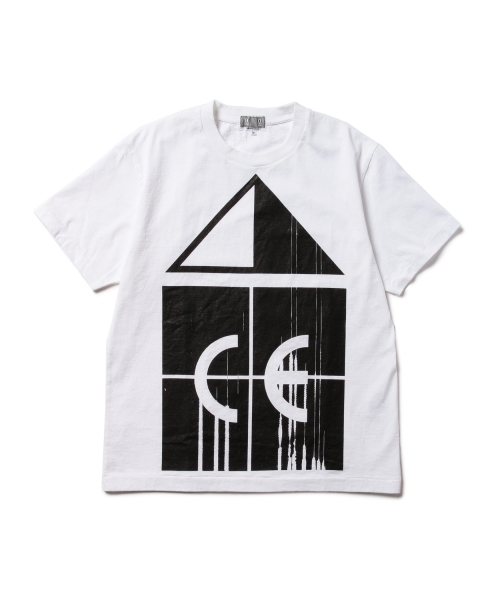 C.E（シーイー）の「C.E / COLOUR PLINTH ショートスリーブ Tシャツ（Tシャツ/カットソー・メンズ・ホワイト/ライトグレー・MEDIUM/SMALL/LARGE/X-LARGE）」の2枚目の写真