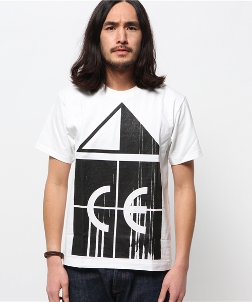 C.E（シーイー）の「C.E / COLOUR PLINTH ショートスリーブ Tシャツ（Tシャツ/カットソー・メンズ・ホワイト/ライトグレー・MEDIUM/SMALL/LARGE/X-LARGE）」の7枚目の写真