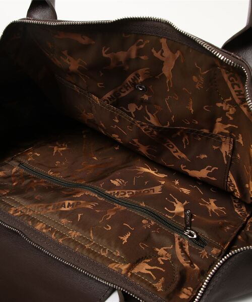 LONGCHAMP（ロンシャン）の「【LONGCHAMP】 ロンシャン　LE PLIAGE CUIR　ハンドバッグL　1630　737（ハンドバッグ・レディース・チャコールグレー/ピンク/チェリーレッド・FREE）」の7枚目の写真