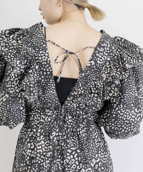 sea new york(シーニューヨーク)の「Sea New York CALLA CHEETAH DRESS(ワンピース・レディース・ブラック系その他・2)」の4枚目の写真
