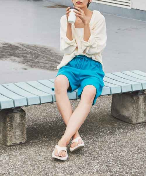 Auntie Rosa Holiday（アンティローザホリデー）の「ヘビーウェイトリラックスショートパンツ（その他パンツ・レディース・ターコイズブルー/チャコールグレー/ピンク・FREE）」の11枚目の写真