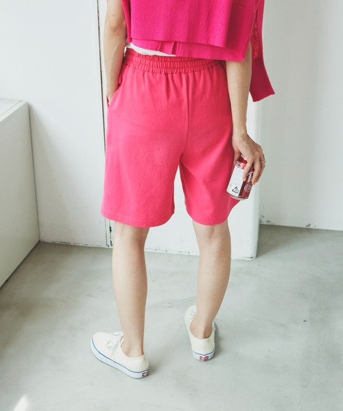 Auntie Rosa Holiday（アンティローザホリデー）の「ヘビーウェイトリラックスショートパンツ（その他パンツ・レディース・ターコイズブルー/チャコールグレー/ピンク・FREE）」の19枚目の写真