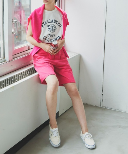 Auntie Rosa Holiday（アンティローザホリデー）の「ヘビーウェイトリラックスショートパンツ（その他パンツ・レディース・ターコイズブルー/チャコールグレー/ピンク・FREE）」の21枚目の写真