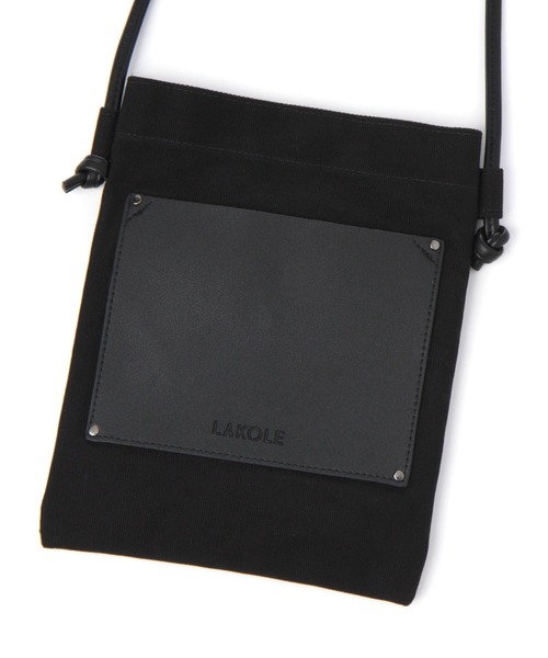 LAKOLE（ラコレ）の「フロントポケットキャンバスショルダーバッグ / 263712（ショルダーバッグ・メンズ・ブラック/グレー/ナチュラル/カーキ/その他9/その他6/ブラウン・FREE）」の8枚目の写真
