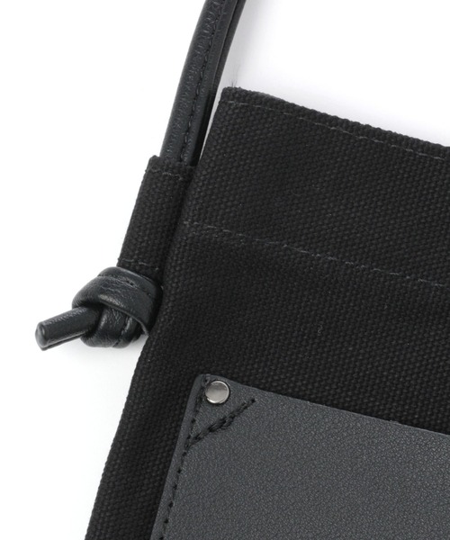 LAKOLE（ラコレ）の「フロントポケットキャンバスショルダーバッグ / 263712（ショルダーバッグ・メンズ・ブラック/グレー/ナチュラル/カーキ/その他9/その他6/ブラウン・FREE）」の10枚目の写真