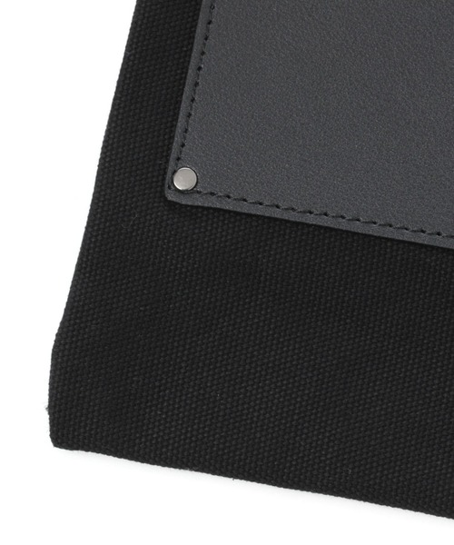 LAKOLE（ラコレ）の「フロントポケットキャンバスショルダーバッグ / 263712（ショルダーバッグ・メンズ・ブラック/グレー/ナチュラル/カーキ/その他9/その他6/ブラウン・FREE）」の11枚目の写真