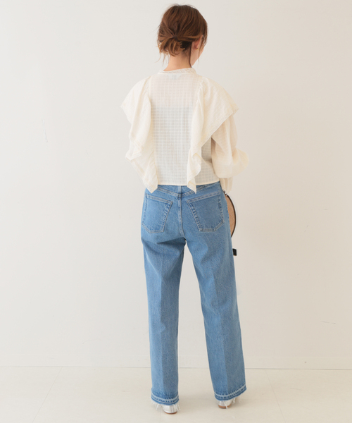 SLOBE IENA（スローブイエナ）の「ビクトリアンコットンレースブラウス◆（シャツ/ブラウス・レディース・ブルー/ナチュラル・FREE）」の11枚目の写真