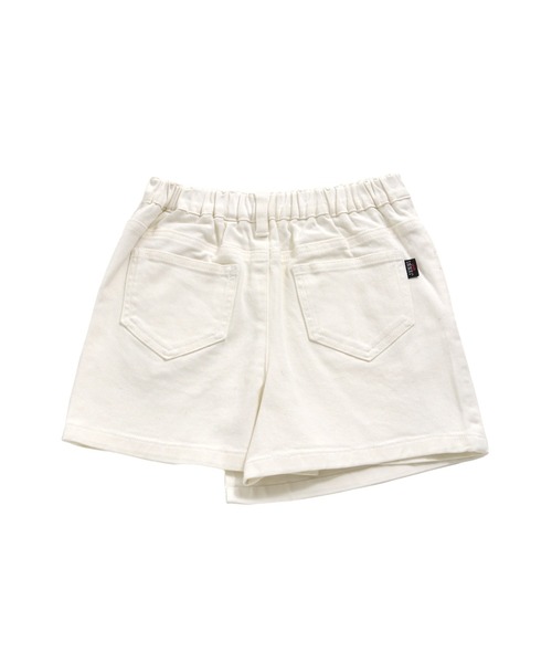 JENNI love（ジェニィラブ）の「スカート風デニムショーパン（デニムパンツ・キッズ・オフホワイト/サックスブルー・140cm/130cm/150cm/160cm）」の20枚目の写真