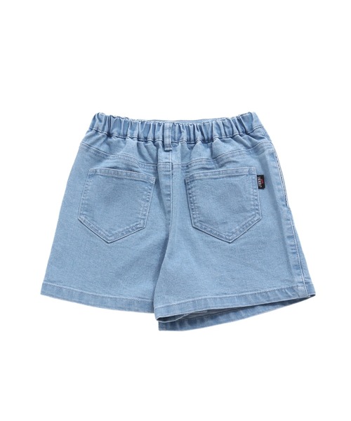 JENNI love（ジェニィラブ）の「スカート風デニムショーパン（デニムパンツ・キッズ・オフホワイト/サックスブルー・140cm/130cm/150cm/160cm）」の18枚目の写真