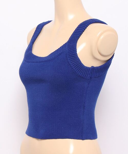 EGOIST（エゴイスト）の「カラーニットタンクトップ（タンクトップ・レディース・ホワイト/ブルー/オレンジ・FREE）」の10枚目の写真