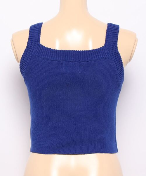 EGOIST（エゴイスト）の「カラーニットタンクトップ（タンクトップ・レディース・ホワイト/ブルー/オレンジ・FREE）」の11枚目の写真