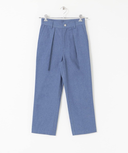 F by ROSSO（エフバイロッソ）の「F by ROSSO　デニムタックストレートパンツ（デニムパンツ・レディース・ホワイト/インディゴブルー・38/36）」の19枚目の写真