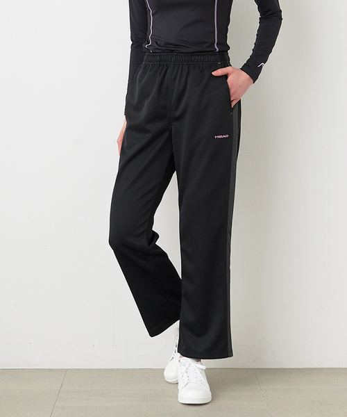 DT♪ CROCHET ストレートジャージパンツ ズボン関税込 HEAD】撥水加工ジャージロングストレートパンツ(品番 549222 と