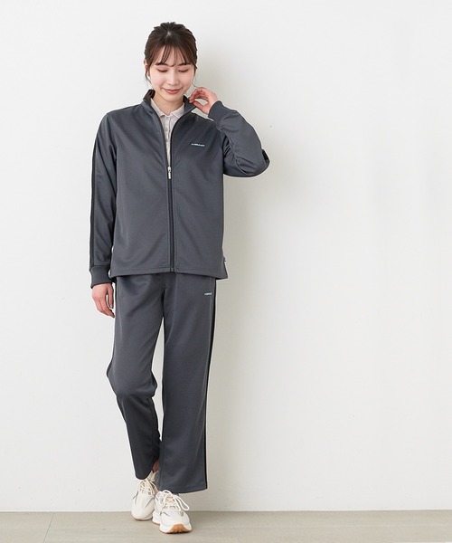 HEAD(ヘッド)の「【HEAD】撥水加工ジャージロングストレートパンツ(品番 549222 と合わせてセットアップ可能)(その他パンツ・レディース・チャコールグレー/ブラック/ネイビー/グレー・LL/M/L)」の9枚目の写真