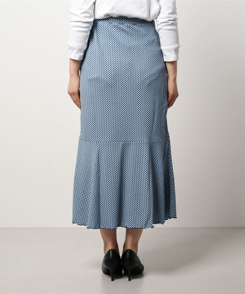 ehka sopo（エヘカソポ）の「ギンガムチェックマーメードスカート（セットアップ可）（スカート・レディース・ブラック/ブルー/グリーン・ﾌﾘ-）」の5枚目の写真