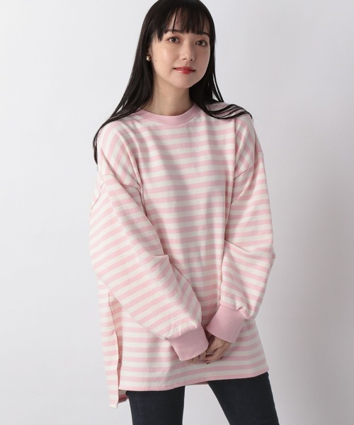 LOWRYS FARM（ローリーズファーム）の「ウラケボーダーチュニックLS