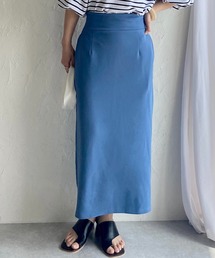 She's Closet（シーズクローゼット）の「無地ハイウエストペンシルIラインロングスカート（スカート）」