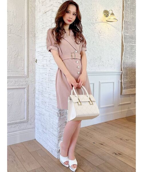 RESEXXY（リゼクシー）の「キルティングデザインハンドバッグ（ハンドバッグ・レディース・ブラック/オフホワイト/ピンク・FREE）」の14枚目の写真