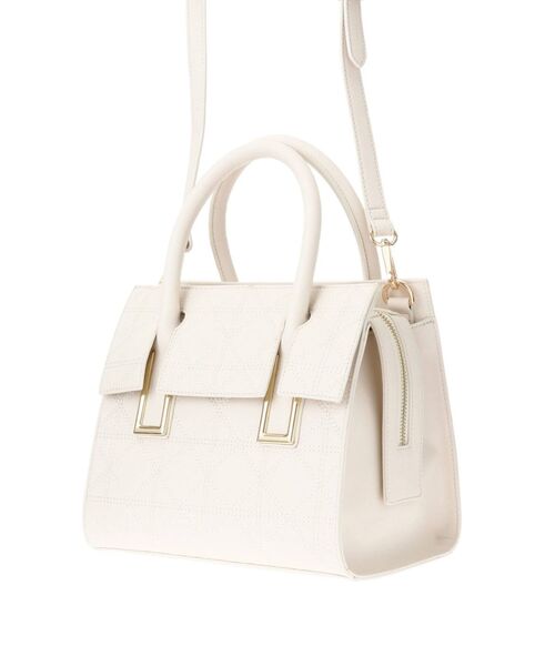 RESEXXY（リゼクシー）の「キルティングデザインハンドバッグ（ハンドバッグ・レディース・ブラック/オフホワイト/ピンク・FREE）」の16枚目の写真