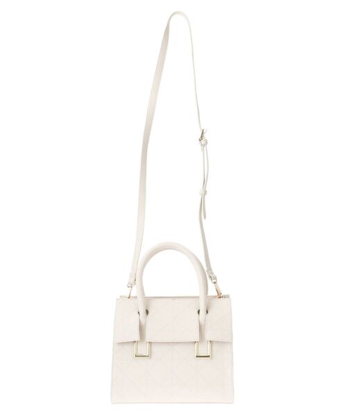 RESEXXY（リゼクシー）の「キルティングデザインハンドバッグ（ハンドバッグ・レディース・ブラック/オフホワイト/ピンク・FREE）」の21枚目の写真