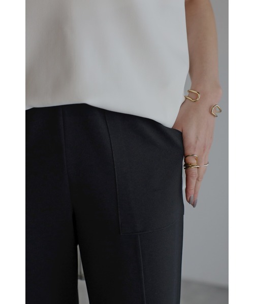 Bonjour Sagan（ボンジュールサガン）の「ベイカーイージーパンツ（その他パンツ・レディース・ブラック/ベージュ/ネイビー・FREE）」の9枚目の写真