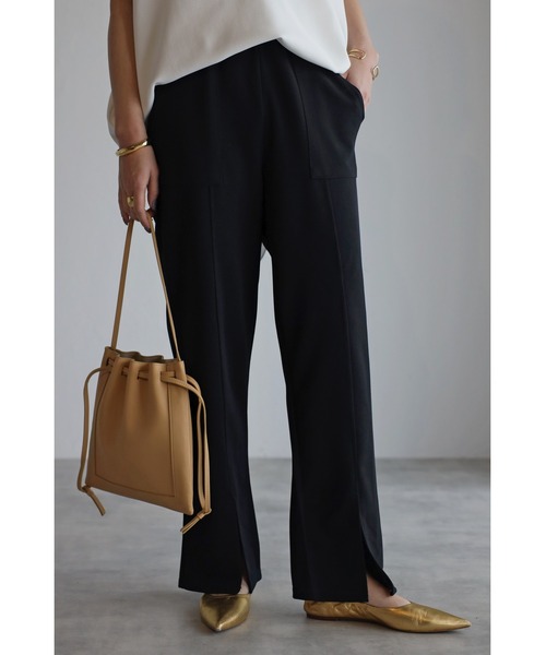 Bonjour Sagan（ボンジュールサガン）の「ベイカーイージーパンツ（その他パンツ・レディース・ブラック/ベージュ/ネイビー・FREE）」の5枚目の写真