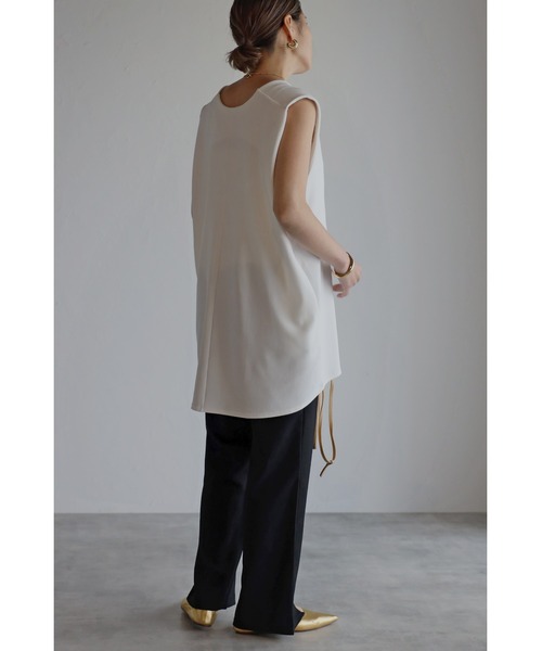 Bonjour Sagan（ボンジュールサガン）の「ベイカーイージーパンツ（その他パンツ・レディース・ブラック/ベージュ/ネイビー・FREE）」の6枚目の写真