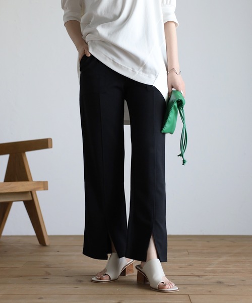 Bonjour Sagan（ボンジュールサガン）の「ベイカーイージーパンツ（その他パンツ・レディース・ブラック/ベージュ/ネイビー・FREE）」の19枚目の写真