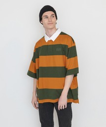 レトロラグビーシャツ MOSSY GREEN