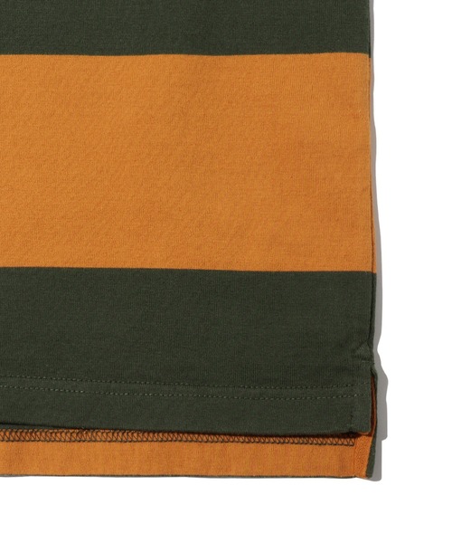 Levi's（リーバイス）の「レトロラグビーシャツ MOSSY GREEN（ポロシャツ・メンズ・マルチ・L/M/XL/S）」の3枚目の写真