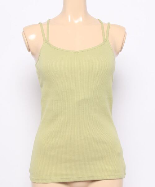 LOWRYS FARM(ローリーズファーム)の「カップ付きクロスキャミソール 267046(Tシャツ/カットソー・レディース・オフホワイト/ブラック/カーキ・FREE)」の20枚目の写真