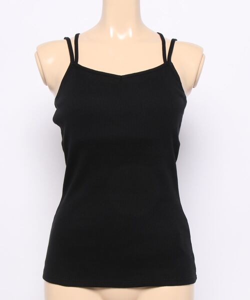 LOWRYS FARM(ローリーズファーム)の「カップ付きクロスキャミソール 267046(Tシャツ/カットソー・レディース・オフホワイト/ブラック/カーキ・FREE)」の21枚目の写真