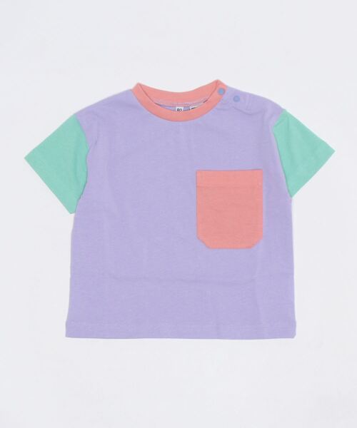 【コットンUSA】ポケットTシャツ(80~150cm)
