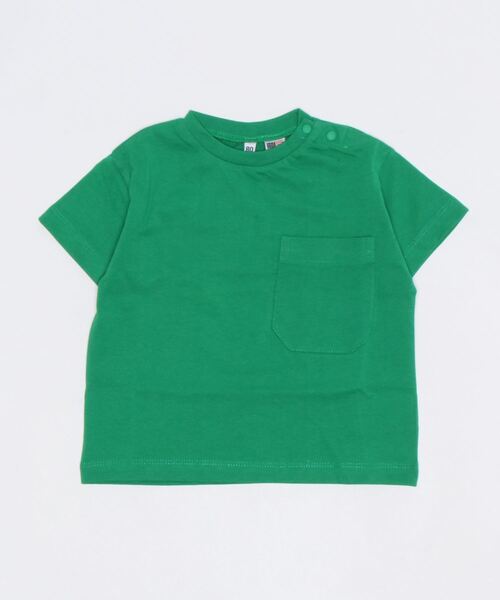 【コットンUSA】ポケットTシャツ(80~150cm)