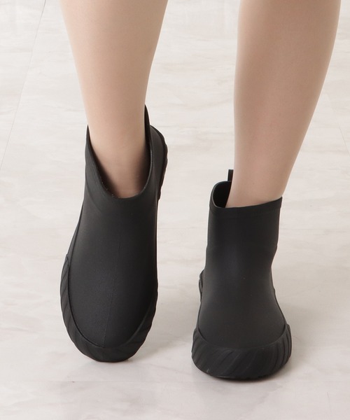 Lace Ladies（レースレディース）の「ショート丈サイドカットシンプルレインブーツ（レインシューズ・レディース・アイボリー/ブラック・23/22.5/24/23.5/24.5/25）」の15枚目の写真