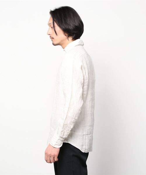 Finamore（フィナモレ）の「Finamore / ワンピースカラーシャツ（シャツ/ブラウス・メンズ・クリアブルー・MEDIUM）」の2枚目の写真