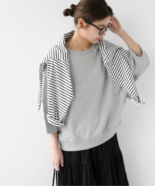 JOURNAL STANDARD relume(ジャーナルスタンダード レリューム)の「《追加2》度甘裏毛ドルマンプルオーバー(Tシャツ/カットソー・レディース・グレー/グレー系その他/ナチュラル・FREE)」の1枚目の写真