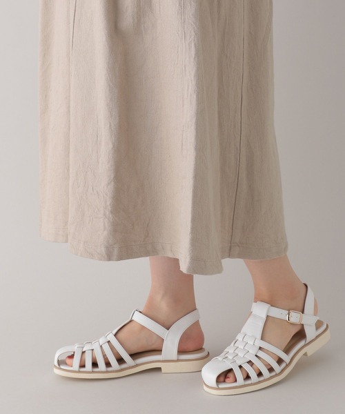 studio CLIP（スタディオクリップ）の「《Natural by studio CLIP》ランタンスリーブワンピース（ワンピース・レディース・ベージュ/ブラック・FREE）」の8枚目の写真