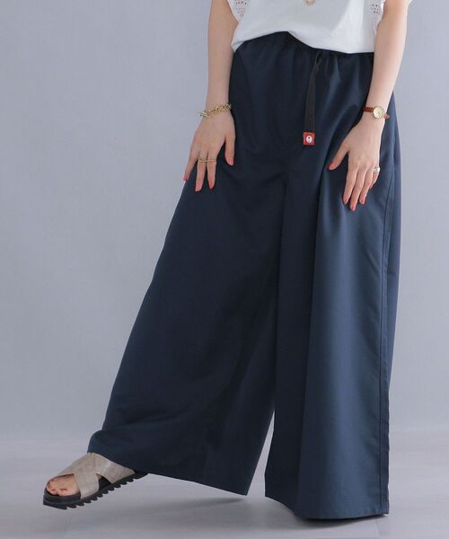 SHIPS(シップス)の「*【SHIPS別注】Coleman:〈撥水加工〉ガウチョ◆(その他パンツ)」|ネイビー
