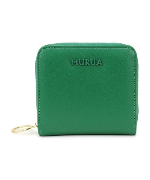 MURUA（ムルーア）の「MURUA (ムルーア) ラウンド二つ折り財布 シンプルシリーズ MR-W813（財布・レディース・ブラック/ネイビー/レッド/ピンク/アイボリー・FREE）」の6枚目の写真